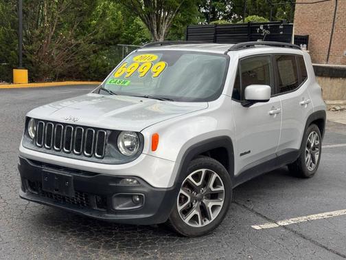 Glacier Metallic 2016 Jeep Renegade Latitude