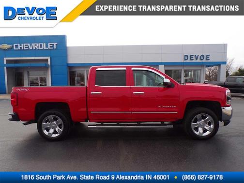 Red 2017 Chevrolet Silverado 1500 LTZ