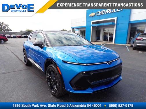 Riptide Blue Metallic 2024 Chevrolet Equinox EV RS SUV