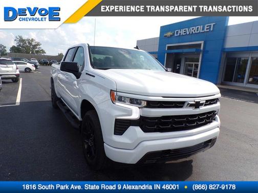 Summit White 2025 Chevrolet Silverado 1500 RST Truck