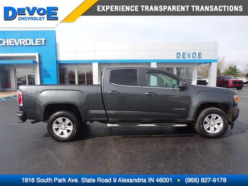 Cyber Gray Metallic 2016 GMC Canyon SLE