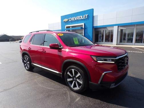 Radiant Red Metallic II 2024 Honda Pilot Touring 8-Passenger