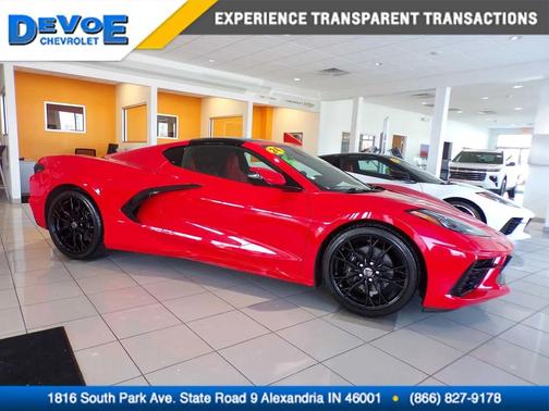 Red 2024 Chevrolet Corvette Stingray w/1LT