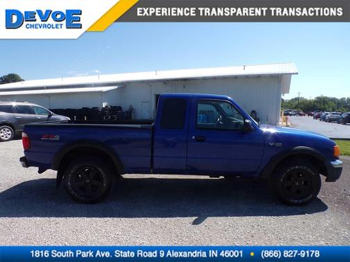 Blue 2004 Ford Ranger XL SuperCab