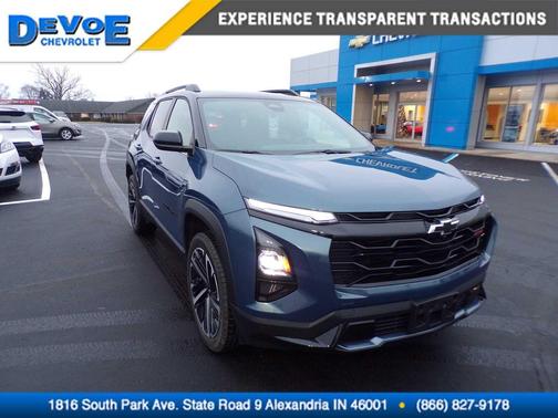 Lakeshore Blue Metallic 2026 Chevrolet Equinox AWD RS SUV