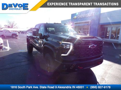 Black 2026 Chevrolet Silverado 2500 Crew Cab, Standard Bed, XR2, 4WD Truck