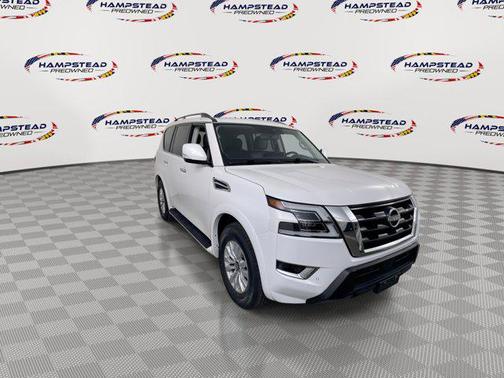 Aspen White Tricoat 2023 Nissan Armada SV 4WD
