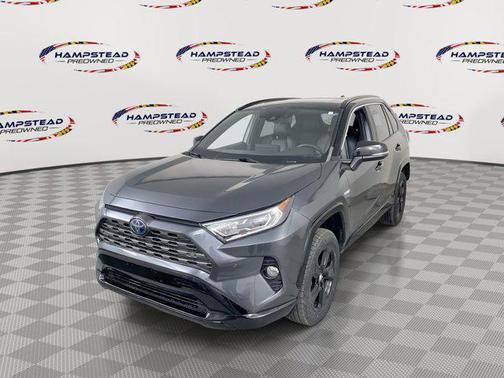 Magnetic Gray Metallic w/Midnight Black Roof 2020 Toyota RAV4 Hybrid SE