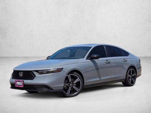 Solar Silver Metallic 2024 Honda Accord Hybrid Sport