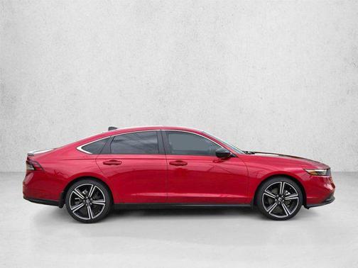 Radiant Red Metallic 2024 Honda Accord Hybrid Sport