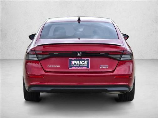 Radiant Red Metallic 2024 Honda Accord Hybrid Sport