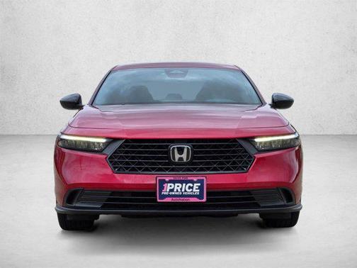 Radiant Red Metallic 2024 Honda Accord Hybrid Sport