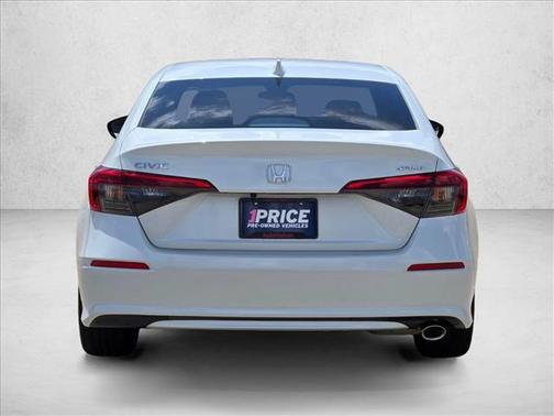Platinum White Pearl 2024 Honda Civic Sport