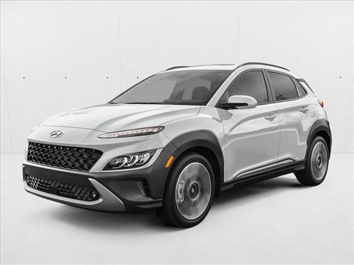 Lunar White 2023 Hyundai KONA Limited