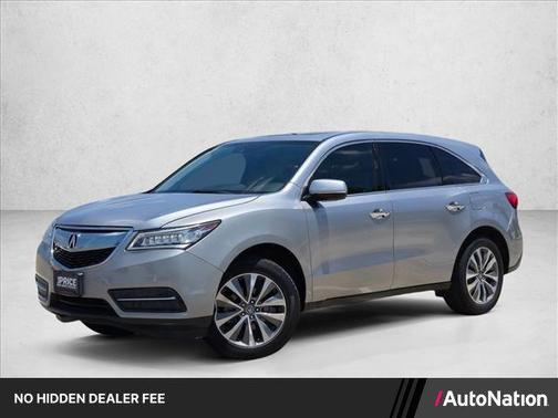 Lunar Silver Metal 2016 Acura MDX 3.5L AcuraWatch Plus Package