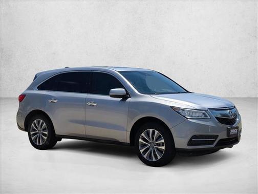 Lunar Silver Metal 2016 Acura MDX 3.5L AcuraWatch Plus Package