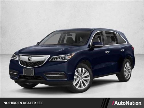 Lunar Silver Metal 2016 Acura MDX 3.5L AcuraWatch Plus Package