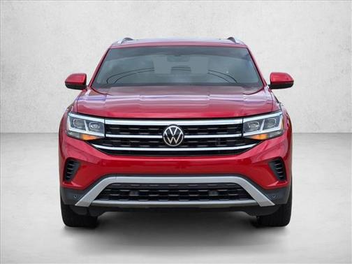 Aurora Red Metallic 2023 Volkswagen Atlas Cross Sport 3.6L V6 SE w/Technology
