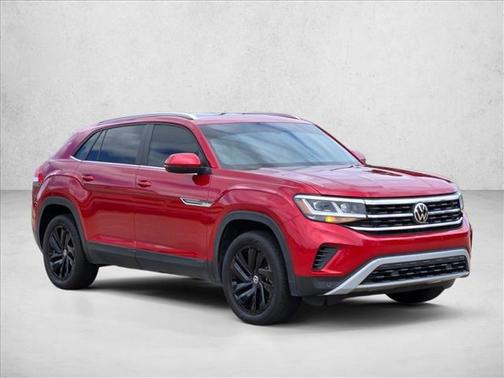 Aurora Red Metallic 2023 Volkswagen Atlas Cross Sport 3.6L V6 SE w/Technology