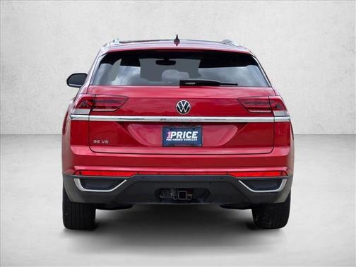 Aurora Red Metallic 2023 Volkswagen Atlas Cross Sport 3.6L V6 SE w/Technology
