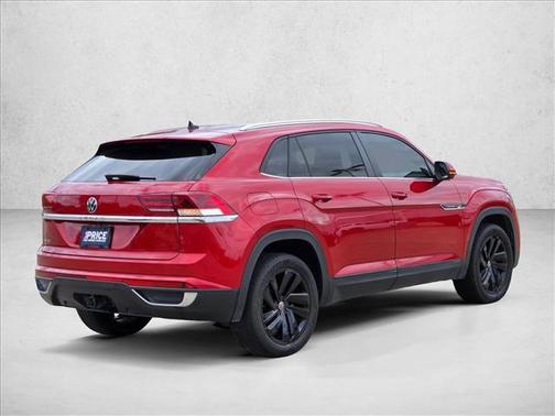 Aurora Red Metallic 2023 Volkswagen Atlas Cross Sport 3.6L V6 SE w/Technology