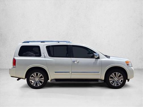 Pearl White 2015 Nissan Armada Platinum