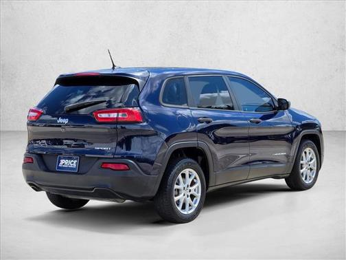 True Blue Pearlcoat 2015 Jeep Cherokee Sport