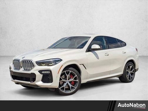 Mineral White Metallic 2021 BMW X6 xDrive40i