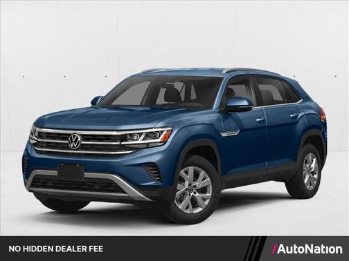 Tourmaline Blue Metallic 2022 Volkswagen Atlas Cross Sport 3.6L V6 SEL Premium R-Line