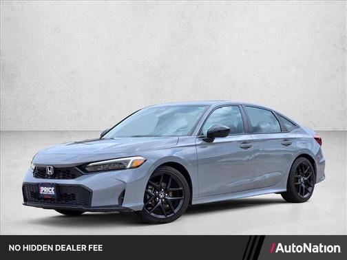 Urban Gray Pearl 2025 Honda Civic Sport