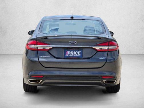 Silver/Gray 2018 Ford Fusion Titanium