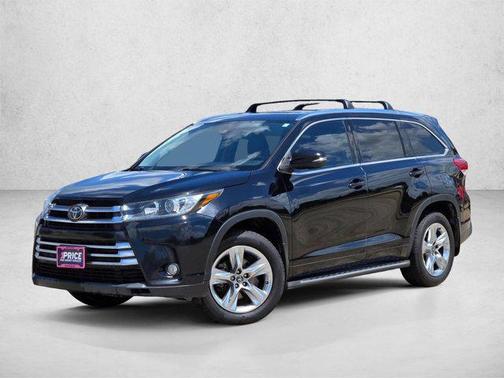 Midnight Black Metallic 2017 Toyota Highlander Limited