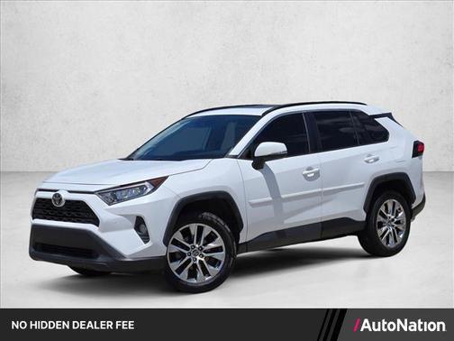 Super White 2020 Toyota RAV4 XLE Premium