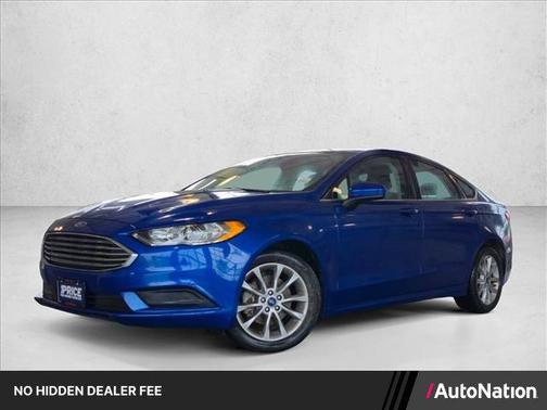 Lightning Blue 2017 Ford Fusion SE