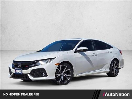 Platinum White Pearl 2019 Honda Civic Si Base