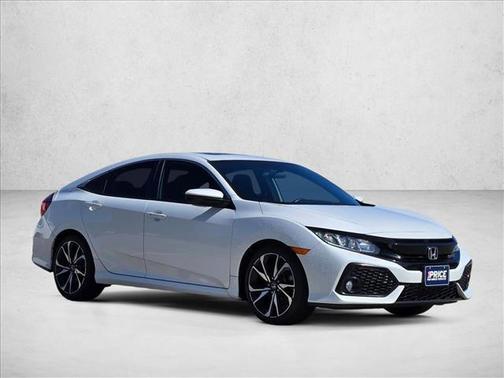 Platinum White Pearl 2019 Honda Civic Si Base