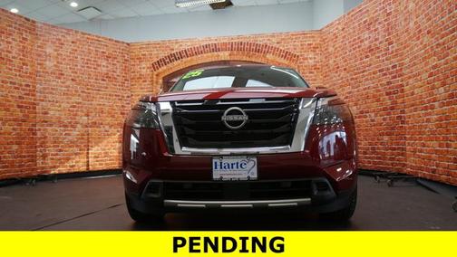 Scarlet Ember 2025 Nissan Pathfinder SL