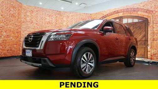 Scarlet Ember 2025 Nissan Pathfinder SL