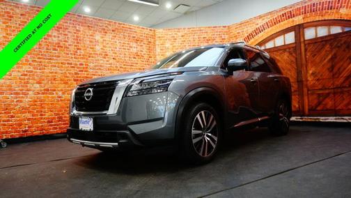 Gun Metallic 2025 Nissan Pathfinder Platinum