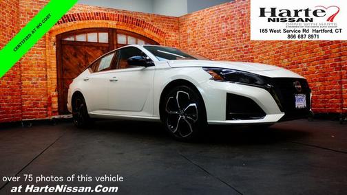 White 2024 Nissan Altima 2.5 SR