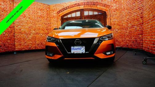 Orange 2021 Nissan Sentra SR