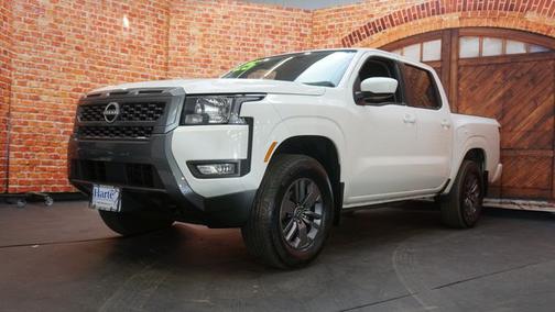 Glacier White 2025 Nissan Frontier SV