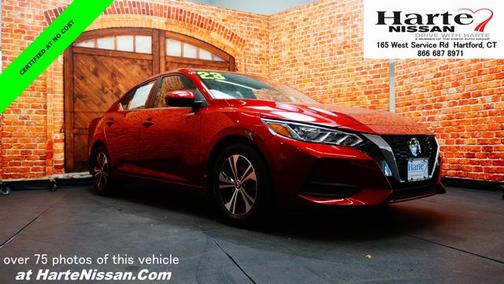 Scarlet Ember 2023 Nissan Sentra SV