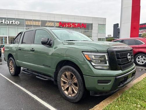 Green Metallic 2024 Nissan Titan SV