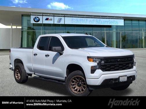 Summit White 2025 Chevrolet Silverado 1500 Custom