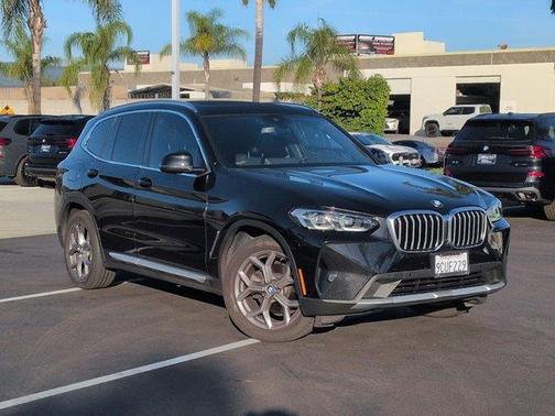Black Sapphire Metallic 2022 BMW X3 sDrive30i