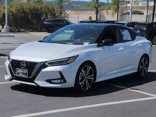 White 2020 Nissan Sentra SR