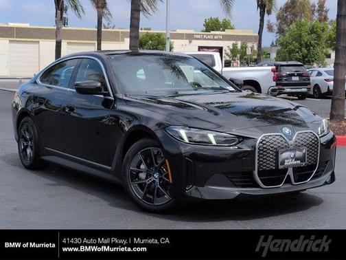 Black Sapphire Metallic 2025 BMW i4 Gran Coupe eDrive40