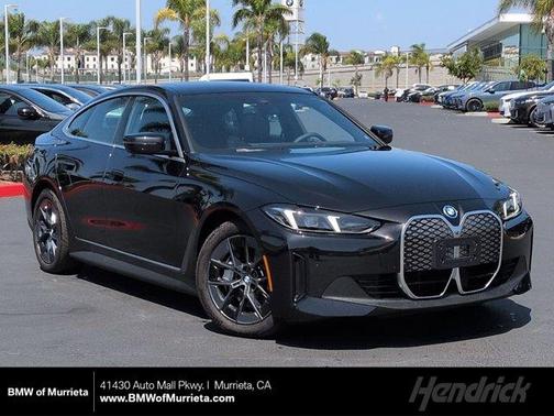 Black Sapphire Metallic 2025 BMW i4 Gran Coupe eDrive40