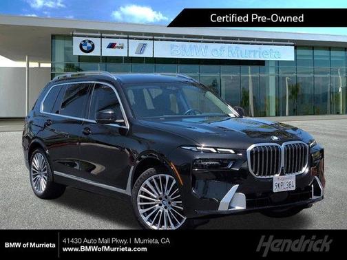 Black Sapphire Metallic 2024 BMW X7 xDrive40i